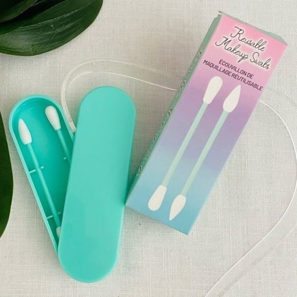 Ace Beauté Serenity Eyeshadow Palette & Aria Reusable Makeup Swabs New - Picture 2 of 8